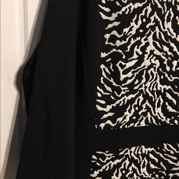 Simply Emma Zebra Black and White dress size 3X - Picture 2 of 6